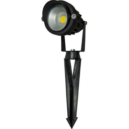 Dabmar Lighting Dabmar Lighting LV-LED120-30K-B Directional Spot Light - 6W Chip-On-Board 12V; Black - in. LV-LED120/30K-B